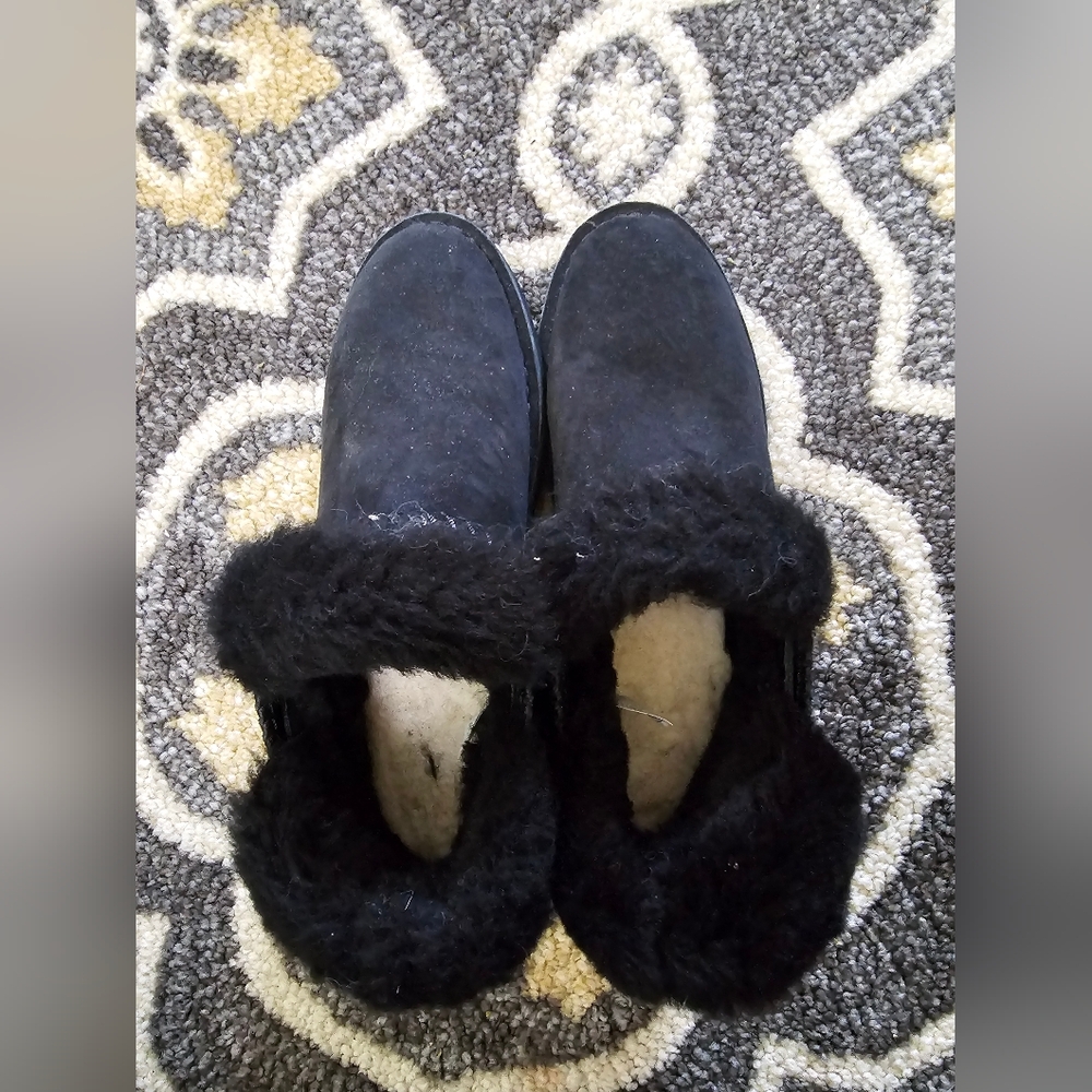 UGG Black Shearling Booties